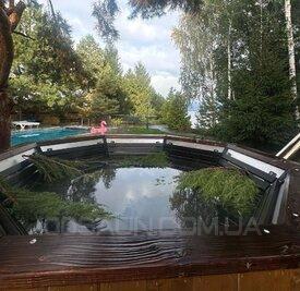 Баня Villa Malina на берегу Киевского моря с теплым бассейном. відгуки, лазня/сауна Лютиж  район улица Приморская, 92, Лютеж, Киевская область, фото, адреса з картою проїзду.